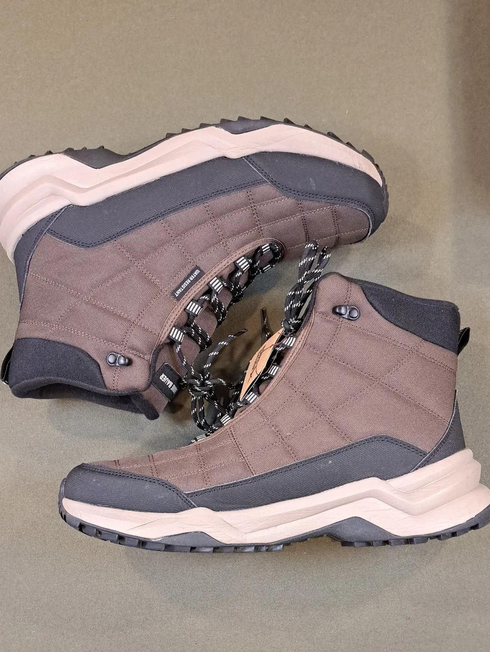 Eddie Bauer Track Quilted Boot - Color: Brown - Size: Men 12
